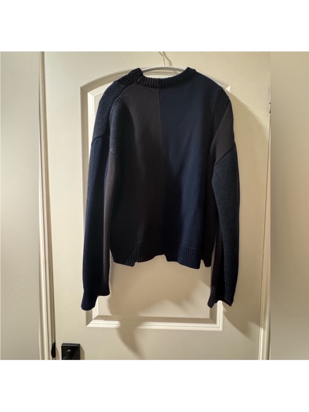 Patchwork Crew Neck Sweater - Picture 4 of 8